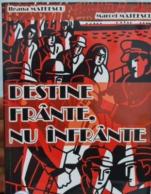 DESTINE FRANTE NU INFRANTE ILEANA MATEESCU REZISTENTA ANTICOMUNISTA DETINUT 672P foto