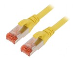 Cabluri patch S/FTP 6 litat LSZH galben 1m 27AWG, Digitus