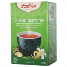 Ceai Bio Verde cu Iasomie Yogi Tea 30.60gr