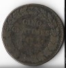 Moneda 5 centimes 1796 A - Franta, Europa, Cupru (arama)