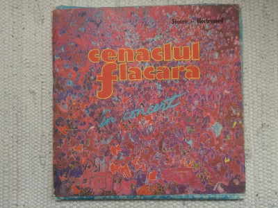 Cenaclul flacara in concert 3 discuri lp vinyl muzica pop folk rock + cu insert VG++ foto