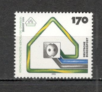 Germania.1993 100 ani Asociatiile de electrotehnica MG.797 foto
