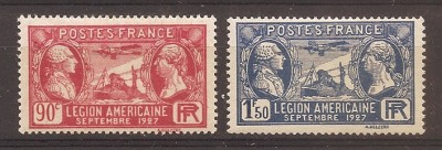 Franta 1927 - Legiunea Americană &amp;icirc;n Franța, MH (vezi descrierea) foto