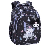 Ghiozdan cu 3 compartimente, Coolpack, Kuromi, Negru