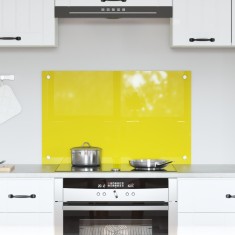 vidaXL Spate de bucătărie Galben 80 x 50 x 0.6 cm sticlă securizată