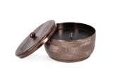 Cumpara ieftin Lumanare ambientala in borcan aluminiu bronz Clamp &Oslash;16x11h