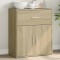 Gossi dulap, stejar sonoma, 60x31x70 cm, lemn prelucrat