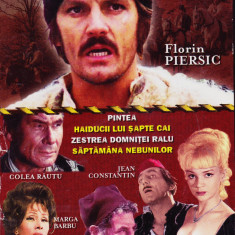 DVD Film de colectie: Colectia Florin Piersic (4 discuri SIGILATE cutie carton)