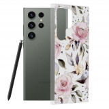 Cumpara ieftin Husa pentru Samsung Galaxy S23 Ultra, Techsuit Marble Series, Chloe White