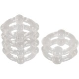 You2Toys Looping set de cercuri pentru penis transparent 2 buc