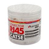 Mufa RJ-45 UTP Cat.5e, 50&micro; (100 buc) RJ45-CAT5E-50U-JAR
