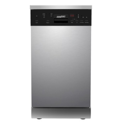 HOMEFORT HMGS0421S Mașină de spălat vase independentă 10 seturi, 9 L, 7 programe, 47 dB, E, Tac&amp;acirc;muri superioare, 45 cm, Afișaj digital, Fără deschider foto