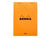 Blocnotes N16 14,8 x 21 cm capsat 80 file galbene Rhodia Orange