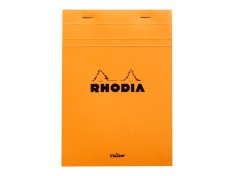 Blocnotes N16 14,8 x 21 cm capsat 80 file galbene Rhodia Orange