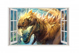 Cumpara ieftin Sticker decorativ cu Dinozauri, 85 cm, 4202ST