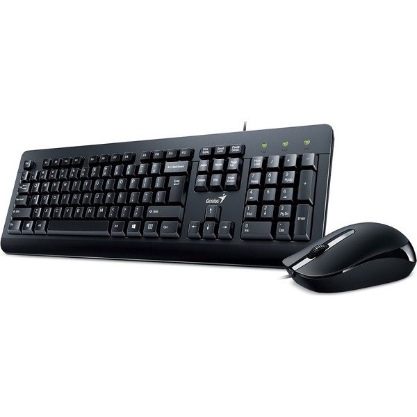 Kit Tastatura + Mouse GENIUS; model: KM-160; layout: US; BLACK; USB