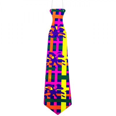 Cravată Deghizare, Diverse Modele, Multicolor, PVC, 10x47cm foto