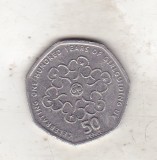 bnk mnd Anglia Marea Britanie 50 pence 2010 Girlguiding