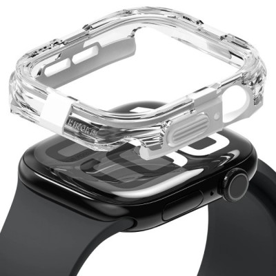 Husa pentru Apple Watch 10 42mm - Ringke Fusion Bumper - White foto
