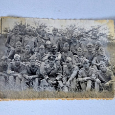 Fotografie grup soldati in armata romana, Iasi 1968, 8.5x6cm