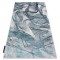 Covor DE LUXE modern 621 Net - structural gri / verde, 200x290 cm