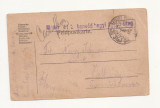 D2 Carte Postala Militara k.u.k. Imperiul Austro-Ungar ,1917 ,Reg. Torontal, Circulata, Printata