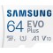 Card de Memorie MicroSDXC Samsung EVO 64GB CL10