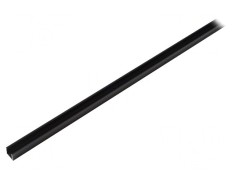 Profil Aluminiu Negru 2m pentru Module LED SMART16