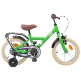 vidaXL Bicicletă pentru Copii 12 Inci pentru 2-4 ani Verde 42009501