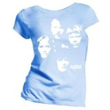 ABBA S Faces Skinny Blue (tricou fete)