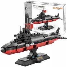BLOCURI DE CONSTRUCȚIE MODEL STRATEGIC DE SUBMARIN PENTRU COPII 389