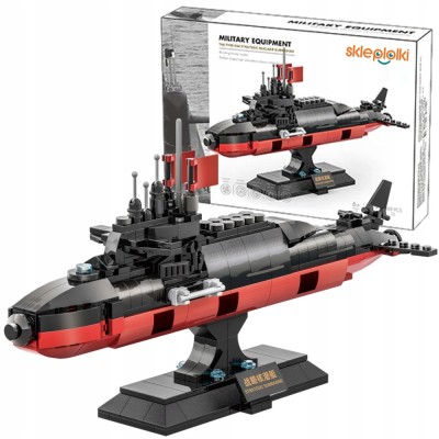 BLOCURI DE CONSTRUCȚIE MODEL STRATEGIC DE SUBMARIN PENTRU COPII 389 foto