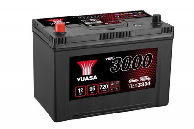 Baterie Yuasa 12V 95AH/720A YBX3000 SMF (L+ Standard) 303x174x2225 B01 (pornire) foto