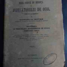 Noul Codice De Sedinta Al Judecatorului De Ocol - Corneliu Botez ,546973