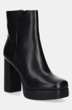 Aldo cizme de piele VAYLEN culoarea negru, cu toc drept, 14055283