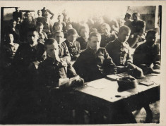 A537 Fotografie elevi militari romani anii 1930 poza veche foto