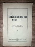 Istoria literaturii si gramatica limbii bulgare vechi- Ilie Barbulescu