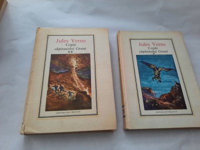 COPII CAPITANULUI GRANT - Jules Verne (2 volume) R4F17/3 foto