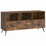 vidaXL Cabinet TV Stejar fumuriu 102 x 34,5 x 50 cm Lemn prelucrat 895600