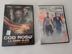 Cod rosu la casa alba+Alerta de grad zero - 2 filme actiune DVD foto