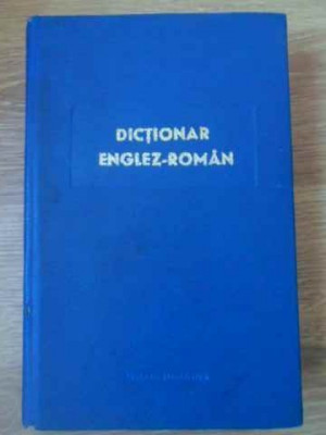 DICTIONAR ENGLEZ-ROMAN-MIHAIL BOGDAN SI COLAB. foto
