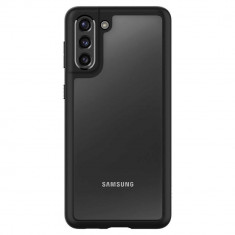 Husa Antisoc Spigen Ultra Hybrid pentru Samsung Galaxy S21 6.2&amp;quot;, Negru Mat foto