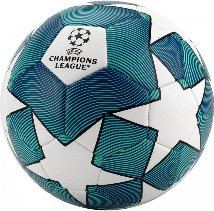 Minge Fotbal UEFA Champions League Voetbal ** Premium ** Wit/blauw Gr. 5