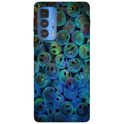 Husa compatibila cu Motorola Edge 20 model Smile Faces, Silicon, TPU, Viceversa foto