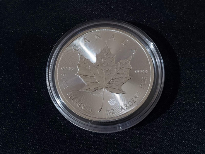 Canada 2024 - 5 USD - Frunza de arțar - 1 OZ &ndash; O monedă de argint