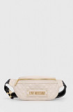 Love Moschino borseta culoarea bej