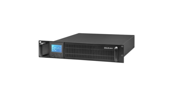 Sursă de alimentare ne&icirc;ntreruptibilă Qoltec UPS RACK | 1kVA | 800W | LCD