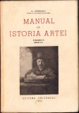 C899 Manual de istoria artei de G Oprescu, volumul II, 1945