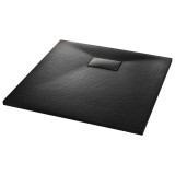 Cumpara ieftin Cadita de dus, negru, 80 x 80 cm, SMC