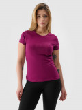 Tricou slim cu imprimeu pentru femei - mov, 4F Sportswear